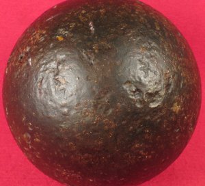 12 Pounder Solid Shot Cannonball